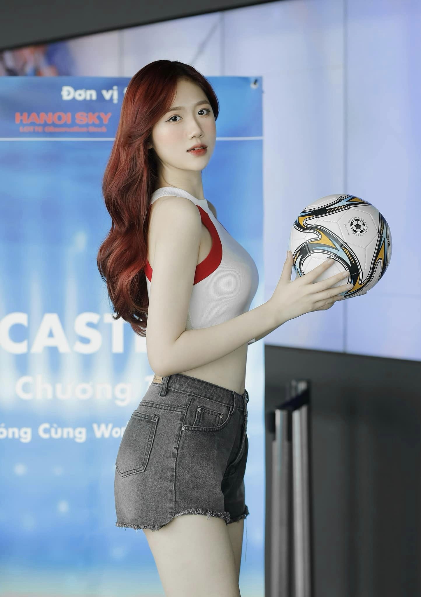 Nguyễn Lan Nhi lannhibaby308 Hoa Khôi, Đại diện đội tuyển Hàn Quốc, Hot girl WorldCup, WorldCup 2022