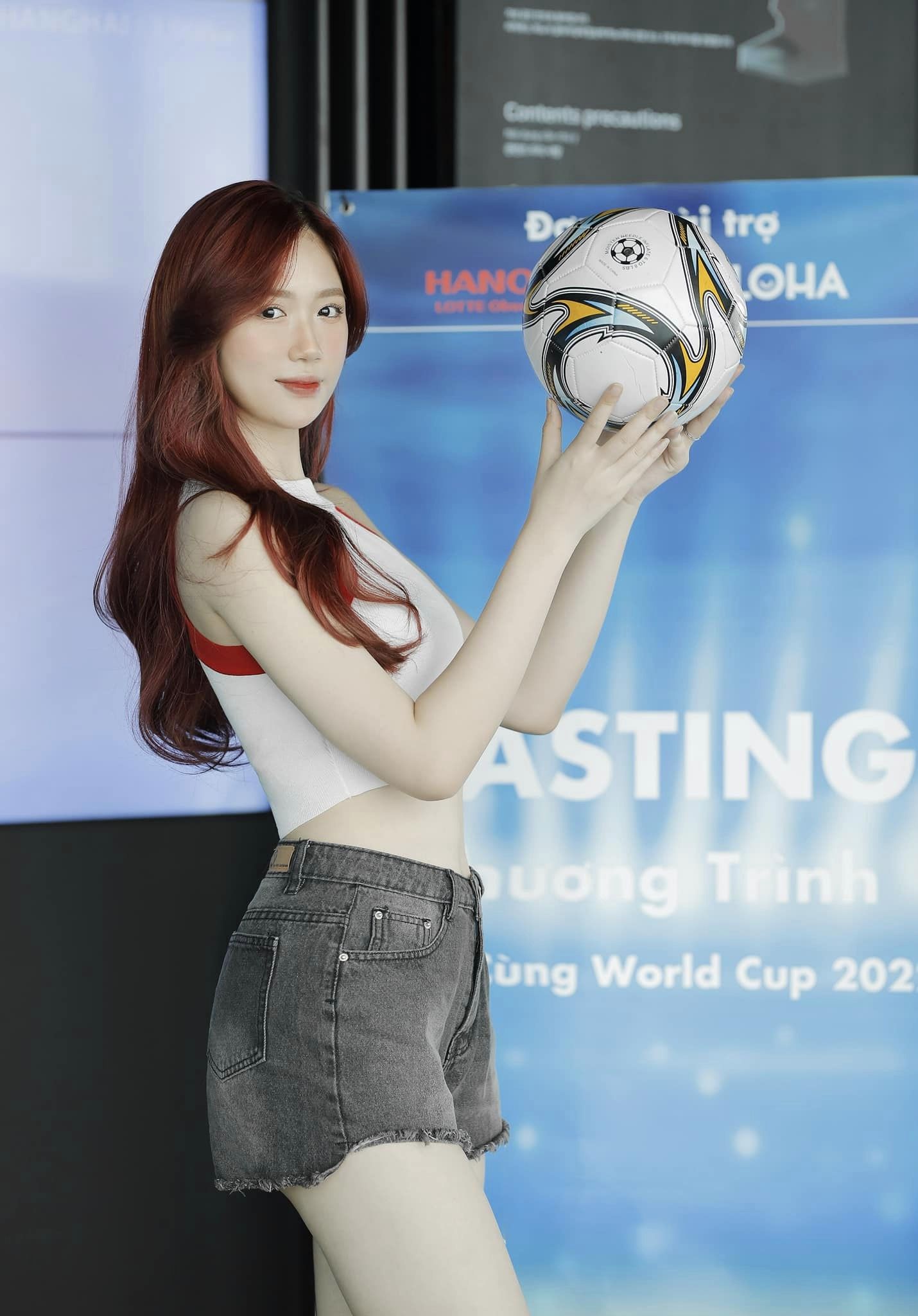 Hoa Khôi, Đại diện đội tuyển Hàn Quốc, Hot girl WorldCup, WorldCup 2022 Nguyễn Lan Nhi lannhibaby308