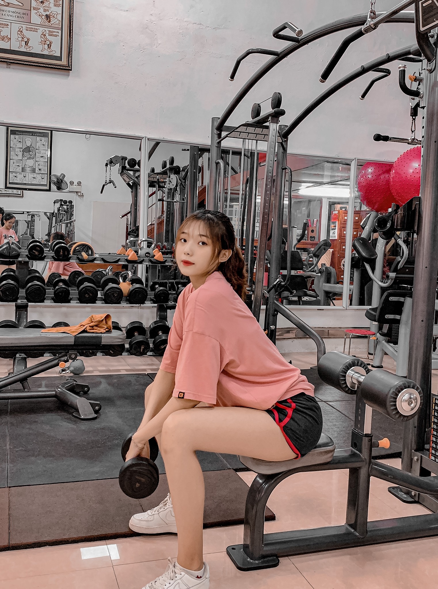 Ảnh Girl gym, Hotgirl Fitness, Ảnh gái tập gym, Girl tập gym, PT hotgirl, Huấn luyện viên hotgirl Nguyễn Thị Ngọc Mai mui.xu.142