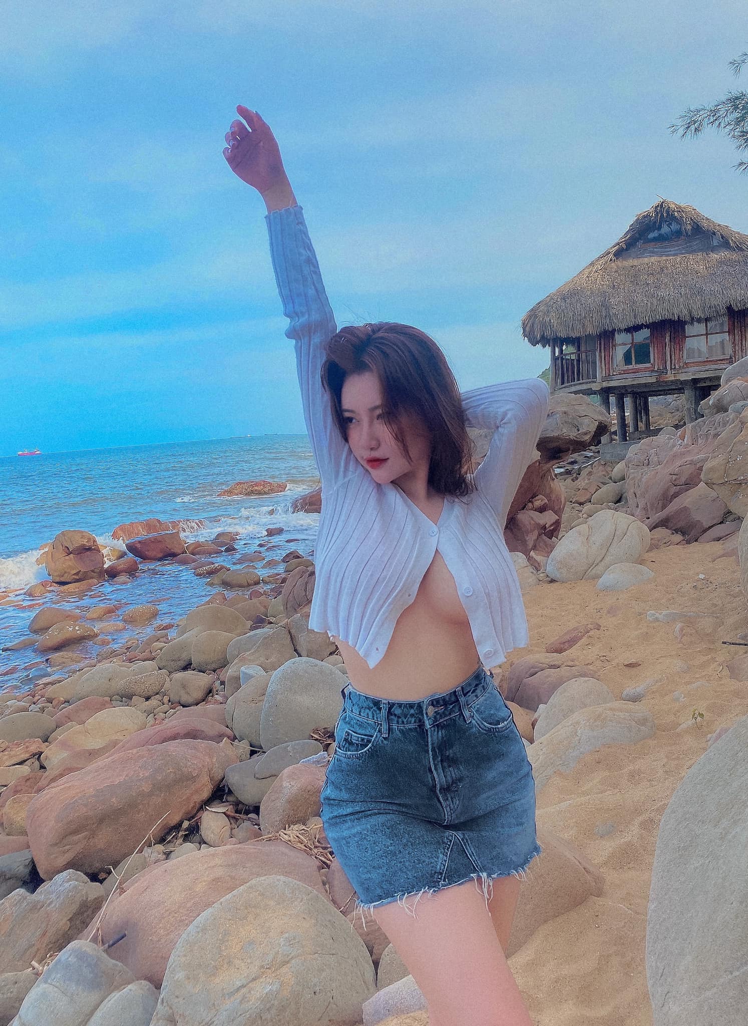 Biển, bự, sexy, r1, nuột Nguyễn Hương Quỳnh Link facebook, Hotgirl Facebook, Gái xinh facebook, KOLs facebook, Ảnh gái xinh, Hotgirl